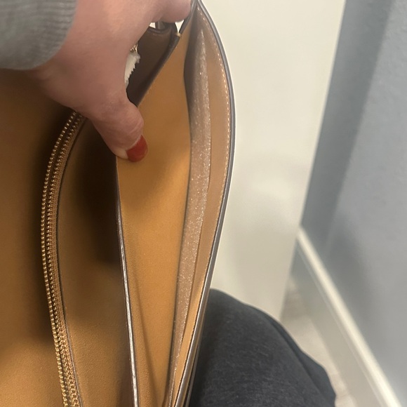 Coach Tabby 26 Tan/BRN Leather Shoulder Bag - Picture 11 of 13